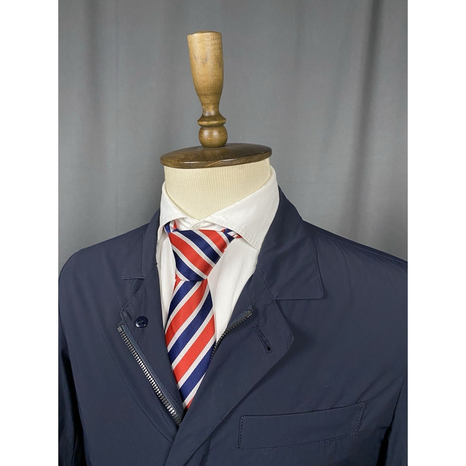 Gimo's MINT! Gimo's Men's Navy Blue Multipocket Utility Sportcoat J Size US L / EU 52-54 / 3 - 5 Thumbnail