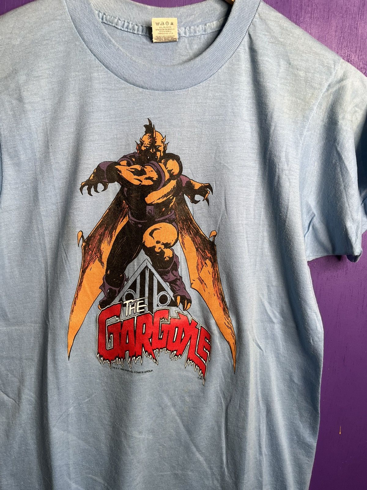 Marvel Comics × Vintage Vintage 1985 Marvel The gargoyle t-shirt Size US M / EU 48-50 / 2 - 3 Thumbnail
