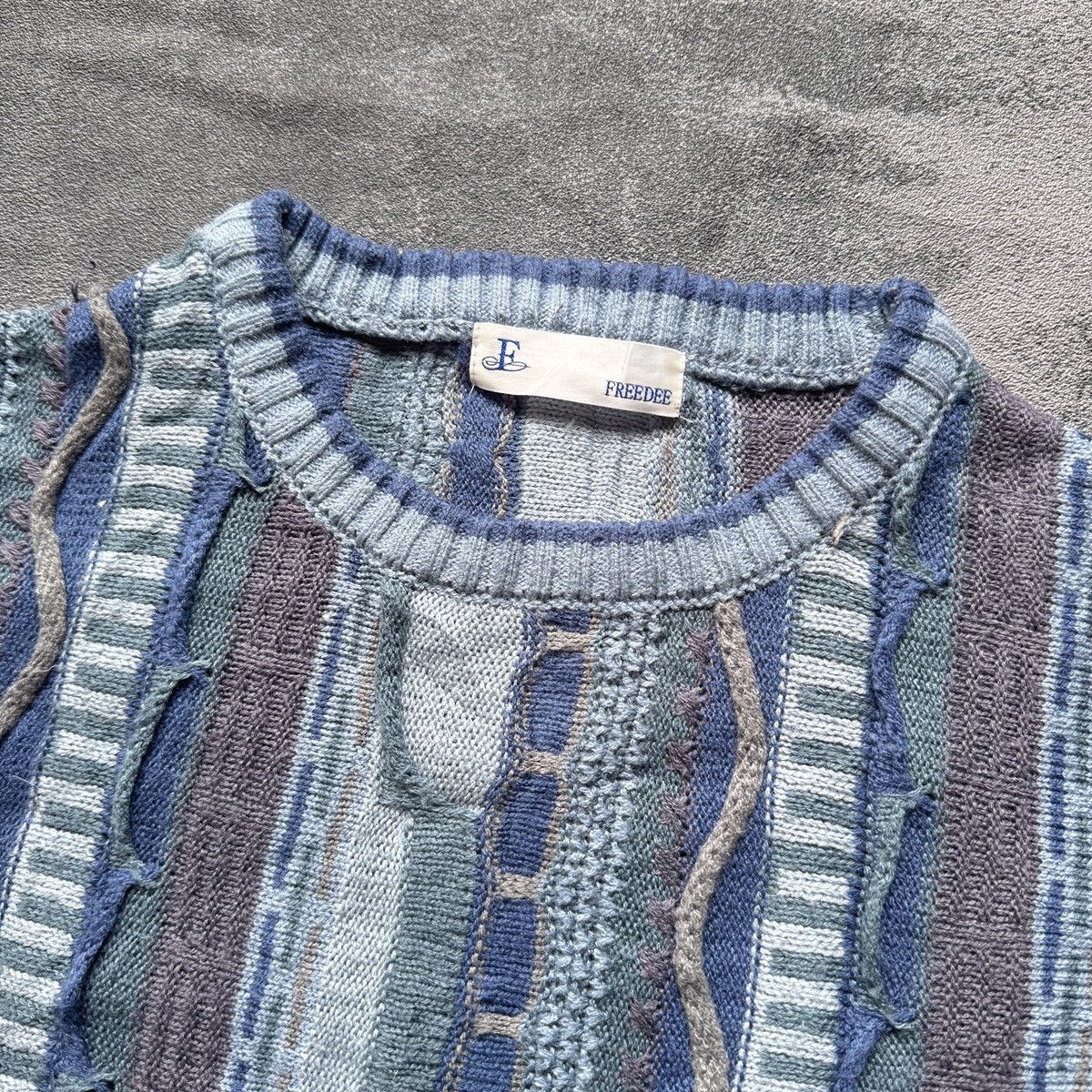 Japanese Brand Freedee 3D knitwear japanese brand Size US L / EU 52-54 / 3 - 2 Thumbnail
