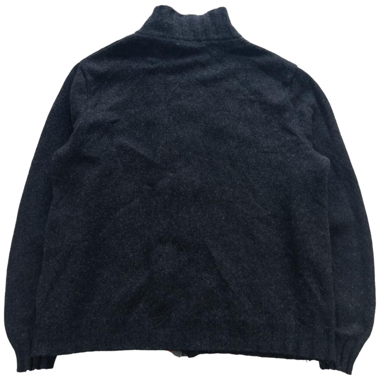Moschino Vintage Moschino Jeans Knit Zip Up Jumper Size L Size US L / EU 52-54 / 3 - 2 Thumbnail