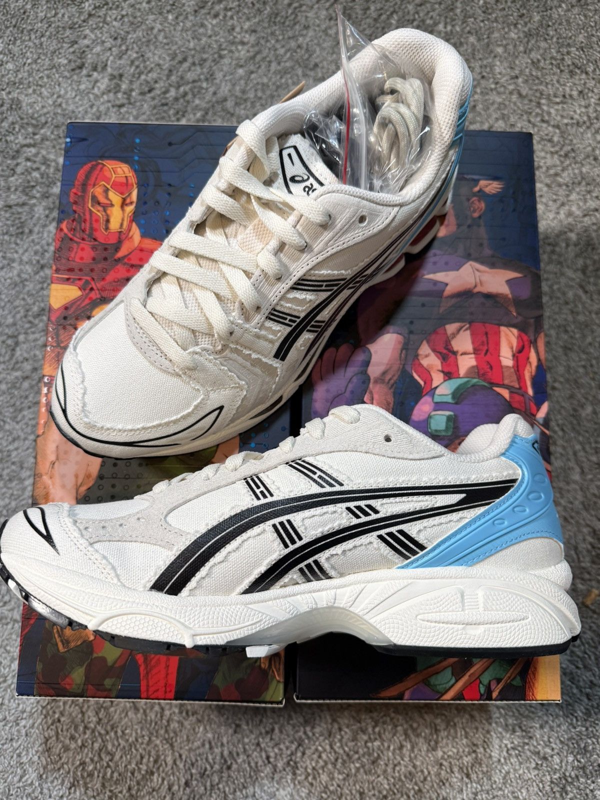 Asics × Kith × Marvel Comics Marvel vs. Capcom x Kith x ASICS Gel Kayano 14 'Ryu Size US 7.5 / EU 40-41 - 4 Thumbnail