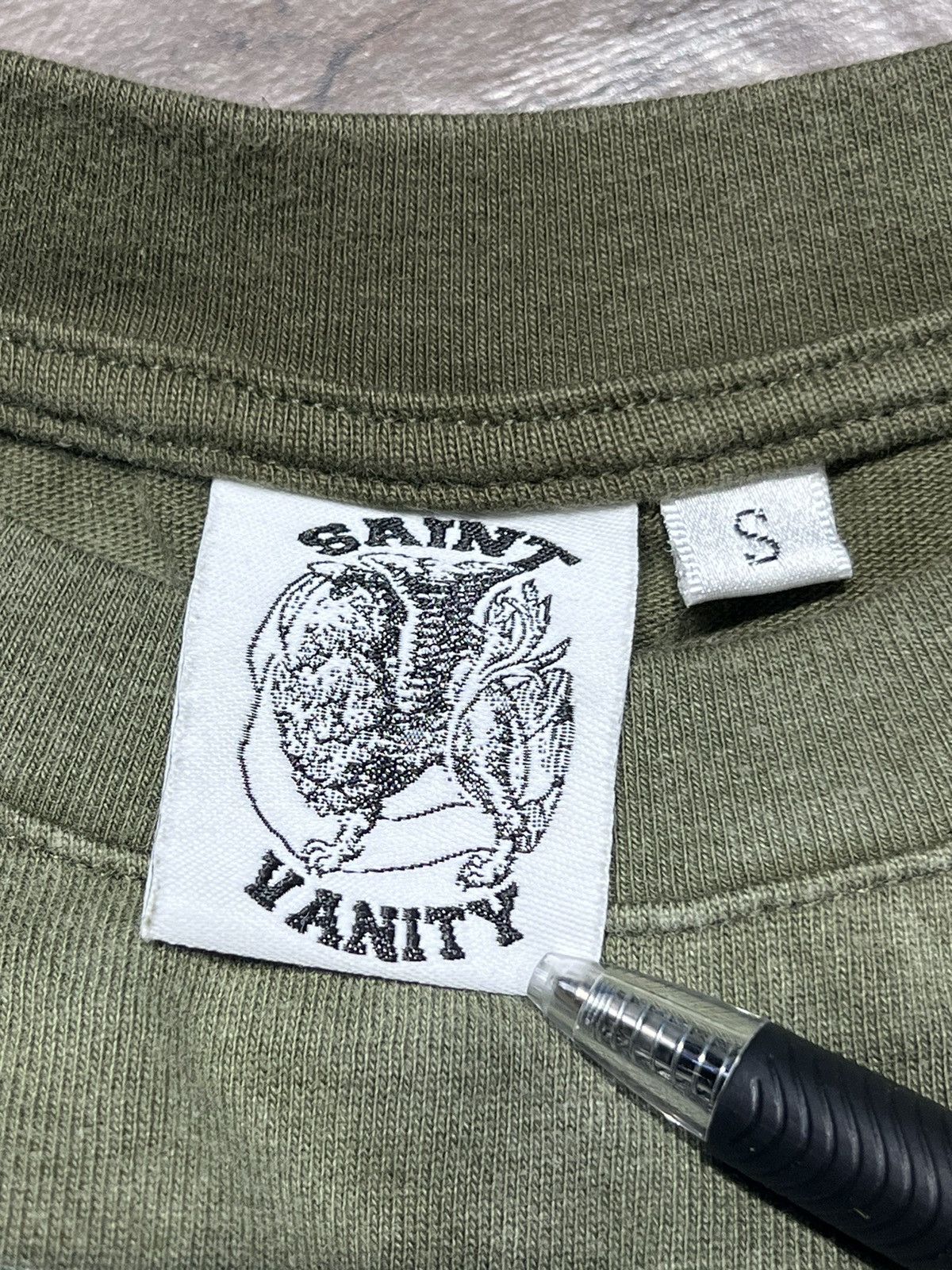 Saint Vanity SAINT VANITY “SAINT WAS HERE” TEE - SIZE SMALL - (GREEN) Size US S / EU 44-46 / 1 - 5 Thumbnail
