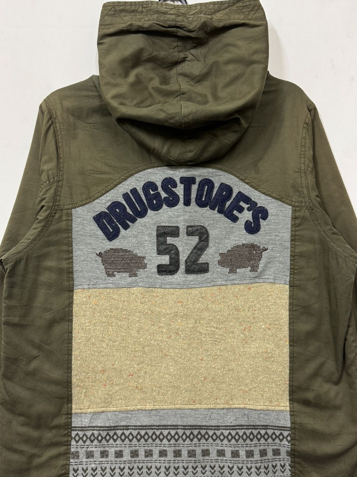 Japanese Brand DRUG STORE DOUBLE PIG EMBROID FORM Size US L / EU 52-54 / 3 - 2 Thumbnail