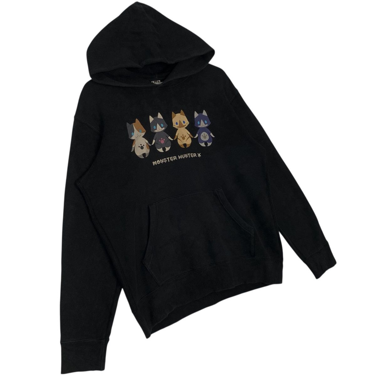 Other Vintage UT Monster Hunter Hoodie Black Jumper Size L Size US L / EU 52-54 / 3 - 3 Thumbnail