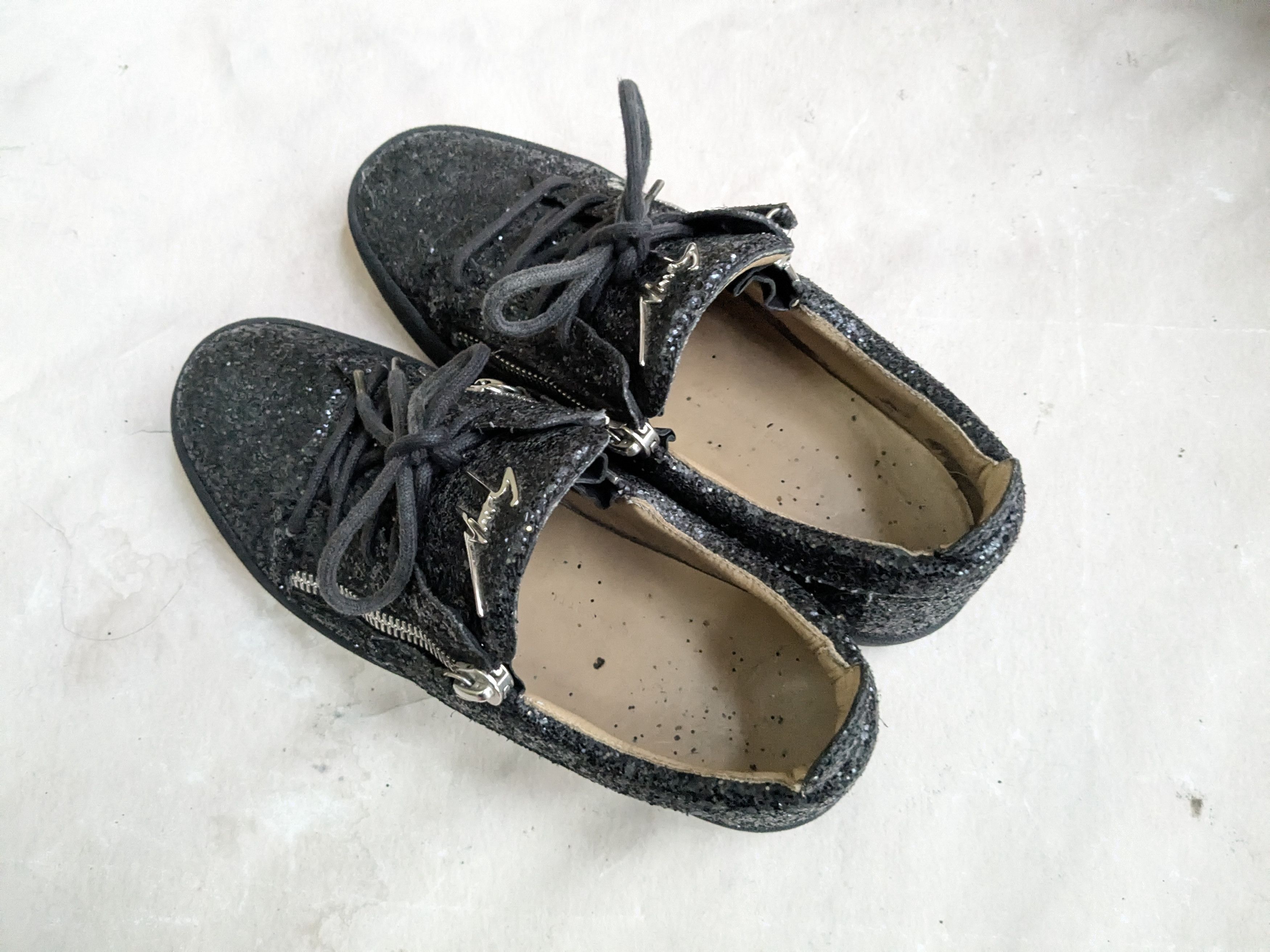 Giuseppe Zanotti Giuseppe Zanotti Sneakers Black Glitter 9 42 Low Tops Size US 9 / EU 42 - 11 Thumbnail