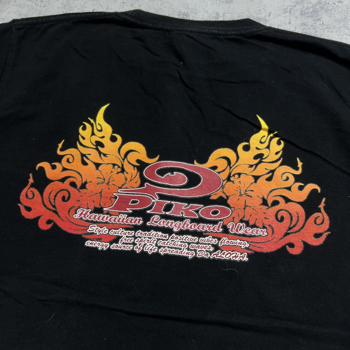 Vintage 00s Piko Hawaii Vintage Surf Style Y2K Rare Tee T-Shirt Size US S / EU 44-46 / 1 - 9 Thumbnail