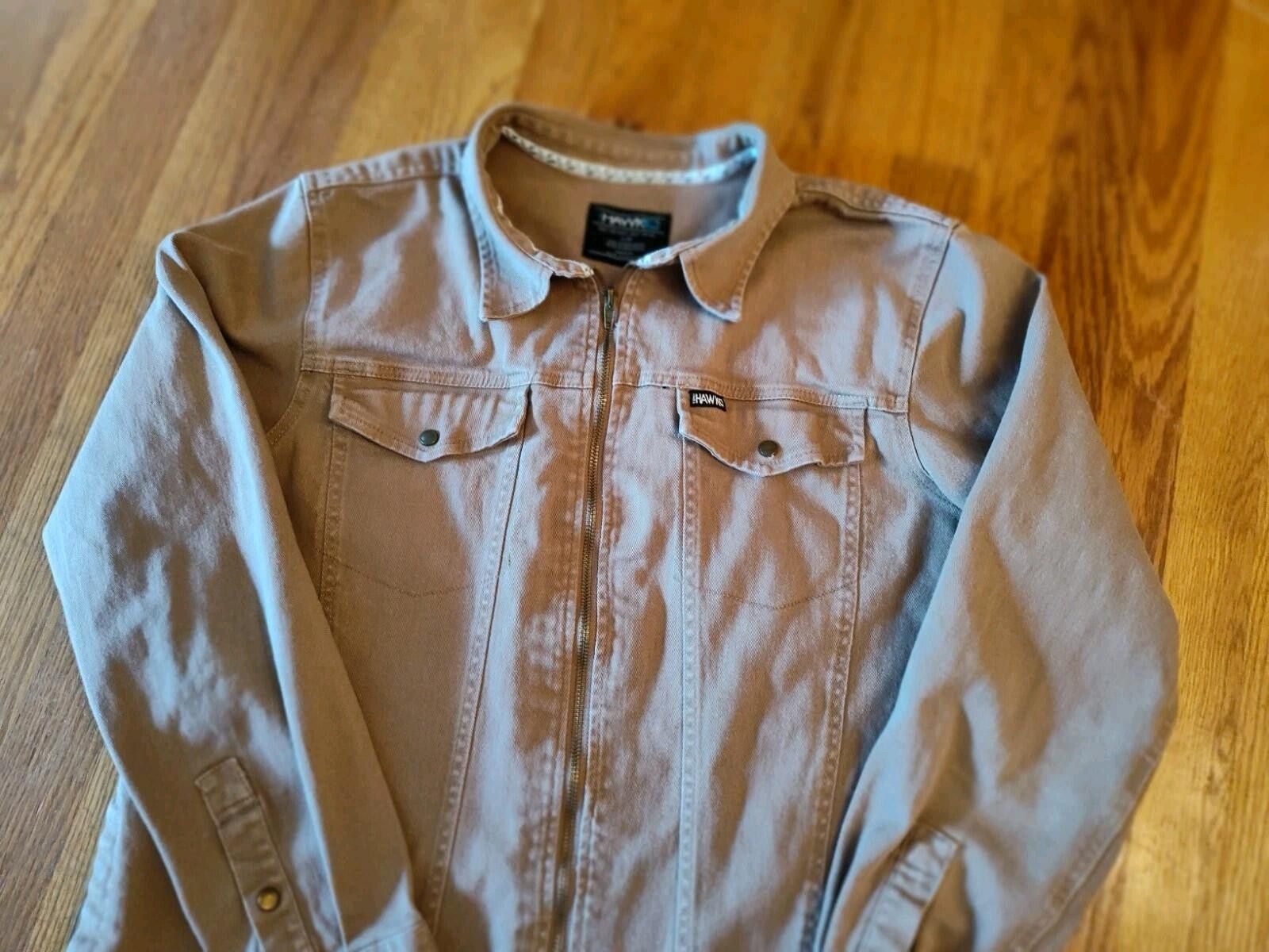 Tony Hawk Tony Hawk Twill Khaki Trucker Jacket Full Zip Men's Size L Size US L / EU 52-54 / 3 - 3 Thumbnail