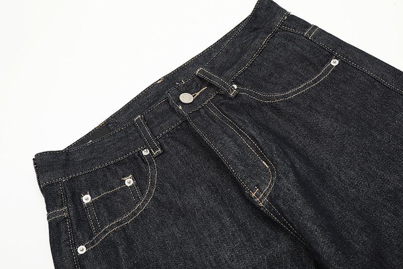 Jean American retro washed distressed jeans for men Size US 32 / EU 48 - 3 Thumbnail