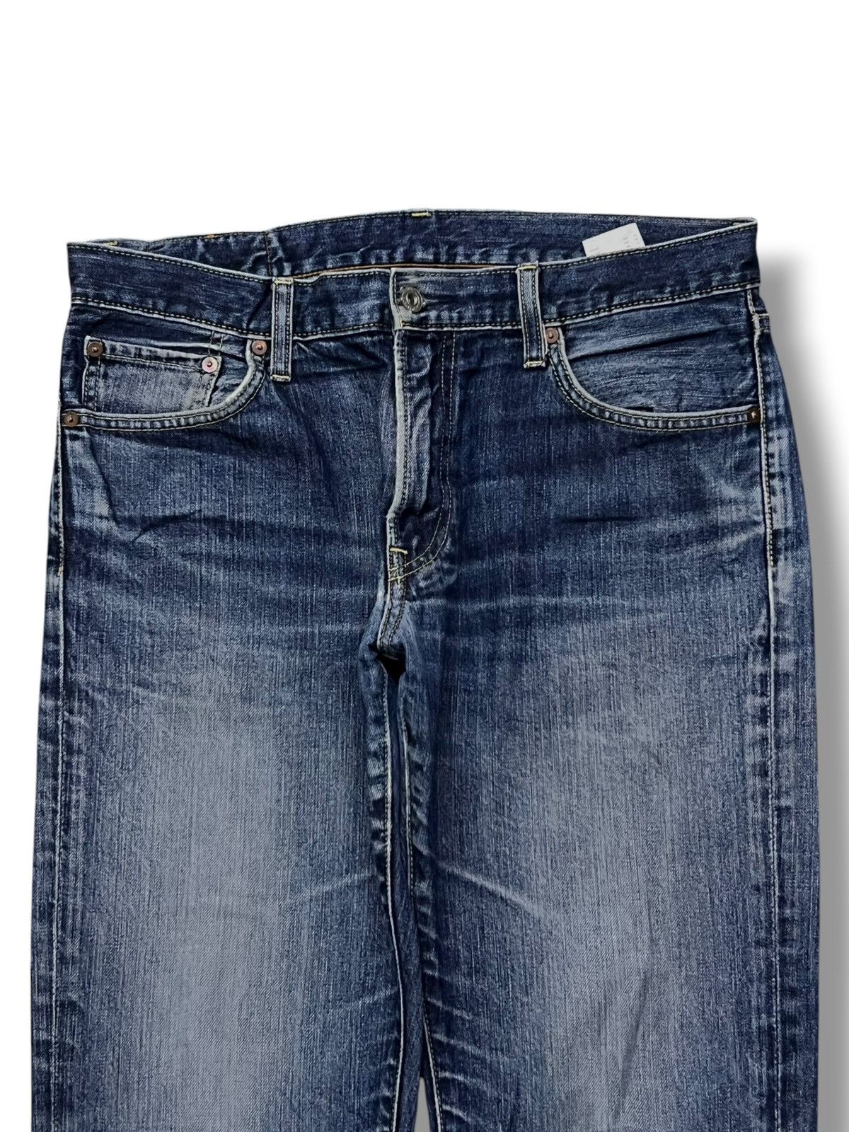 Uniqlo Vintage Uniqlo UJ S002 Japan - Faded Wash, Distressed Denim Size US 34 / EU 50 - 4 Thumbnail