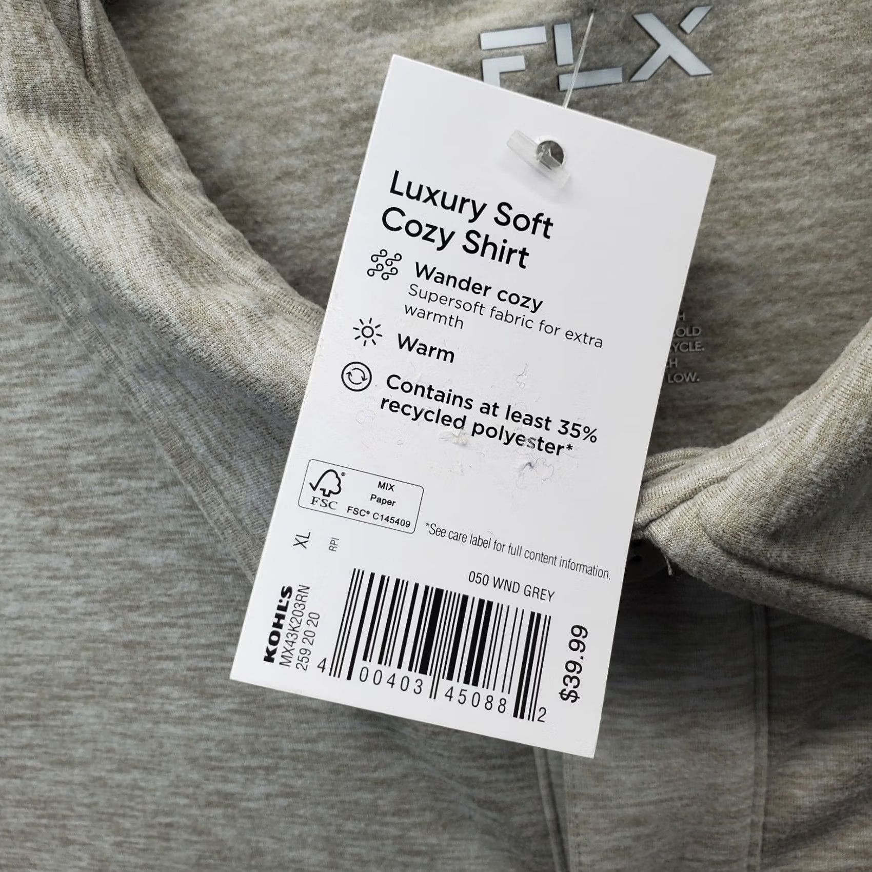 Vintage Flx Winter Wander Shirt Men XL Brown Soft Cozy Warm Long Sleeve Collar Button-Up - Shop Now Size US XL / EU 56 / 4 - 6 Thumbnail