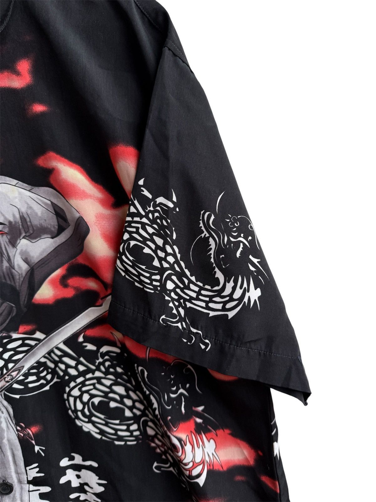 Anime Vintage Rurouni Kenshin Sagara Sanosuke anime shirt Size US M / EU 48-50 / 2 - 4 Thumbnail