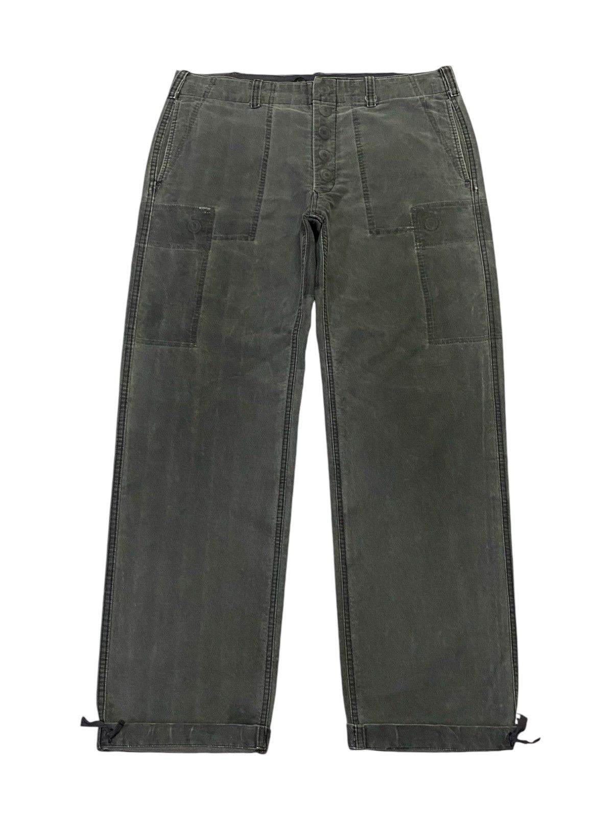 Jun Takahashi Undercover Jun Takahashi SS99 “RELIEF” Over-Dyed Cargo Pants Size US 38 / EU 54 - 2 Thumbnail