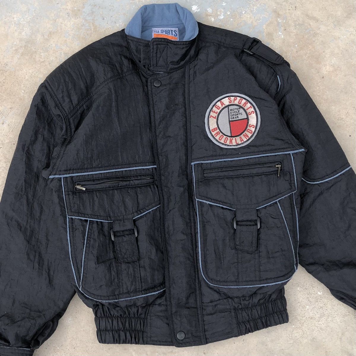 Sports Specialties Vintage Zega Sports Brooklands Bikers Racing Bomber Jacket Size US S / EU 44-46 / 1 - 3 Thumbnail
