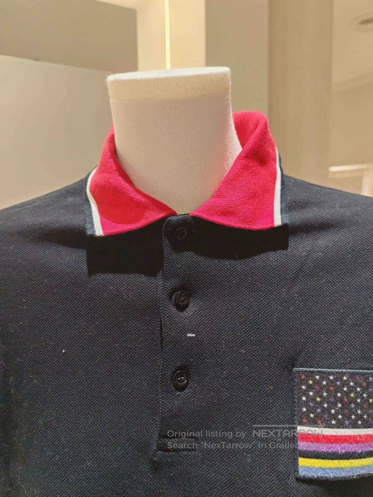 Givenchy Givenchy Small Flag Polo Shirt S. Size US S / EU 44-46 / 1 - 7 Thumbnail