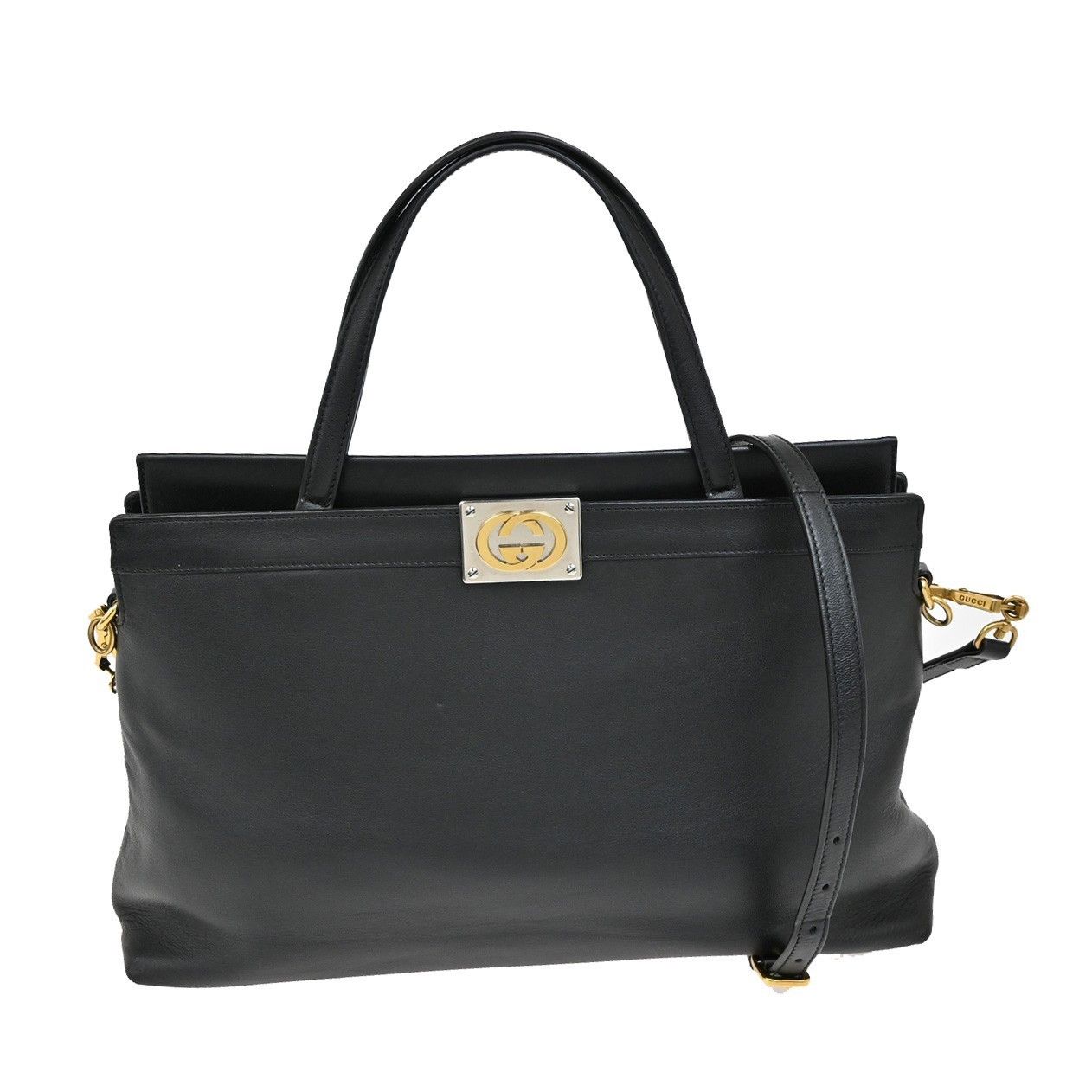 Gucci Gucci Linea Matisse Interlocking G Top Handle Tote Leather Size ONE SIZE - 1 Thumbnail