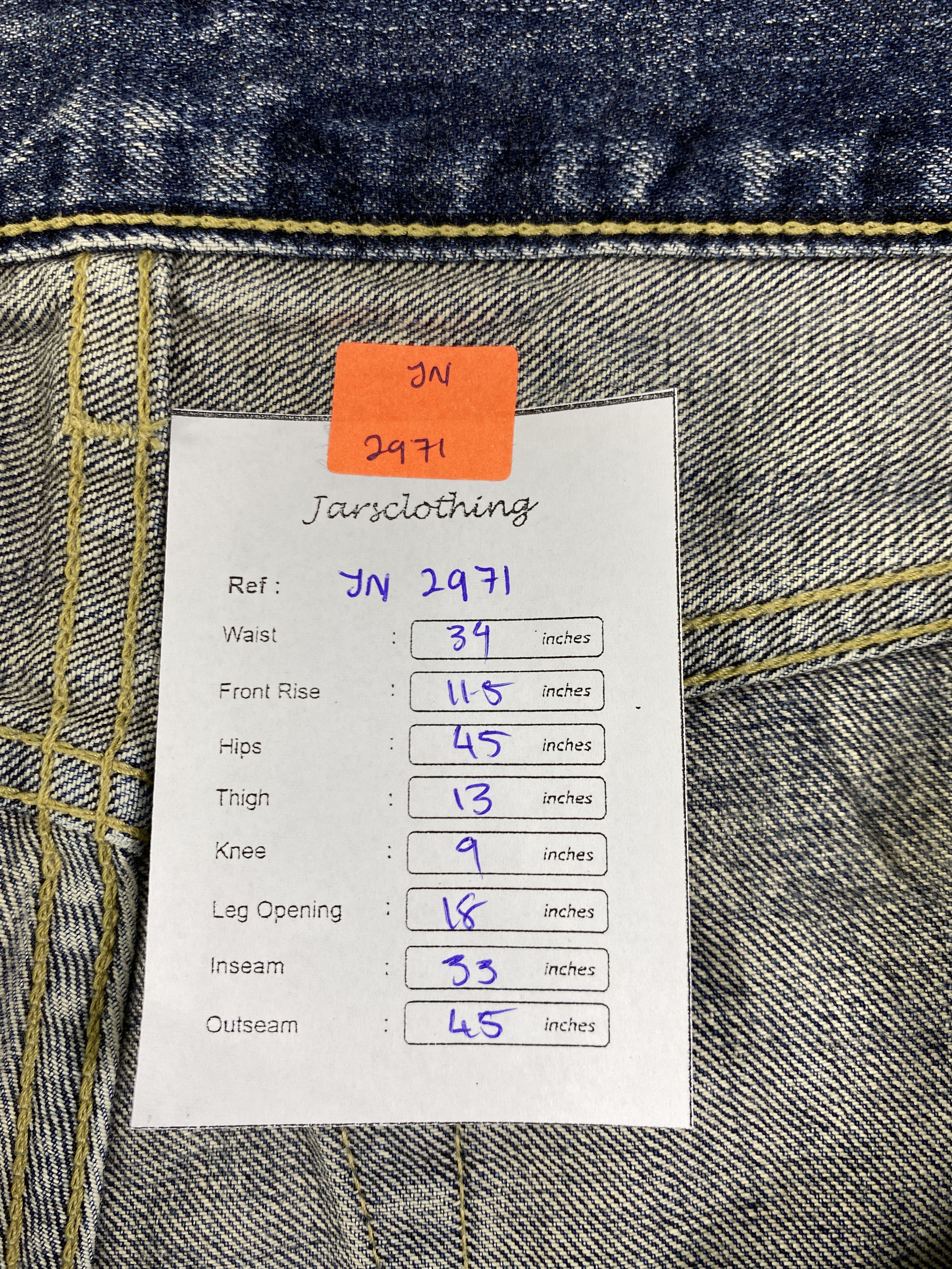 Hysteric Glamour Vintage Levis 507 Flare hysteric style Jeans 34x33 - JN2971 Size US 34 / EU 50 - 8 Thumbnail