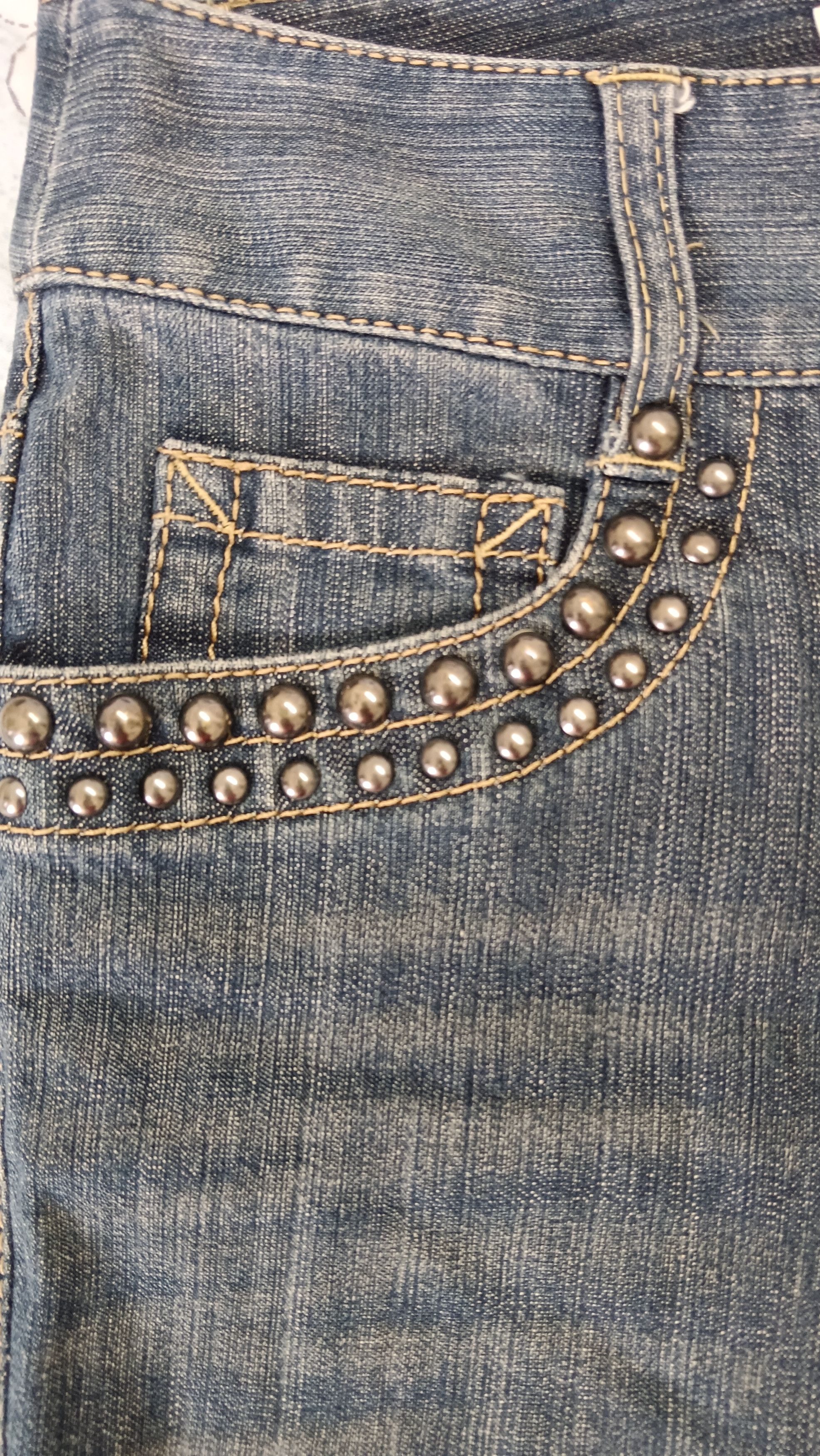 Michael Kors Michael Kors Studded Flared Denim Size 27" / US 4 / IT 40 - 5 Thumbnail