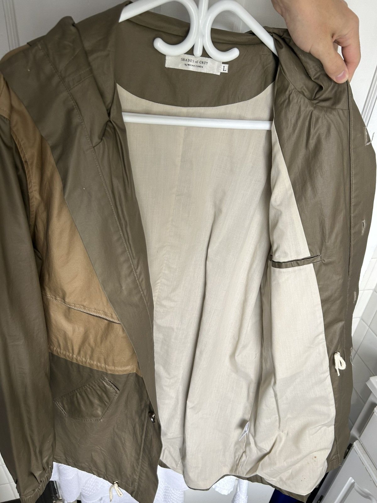 Shades of Grey rain parka