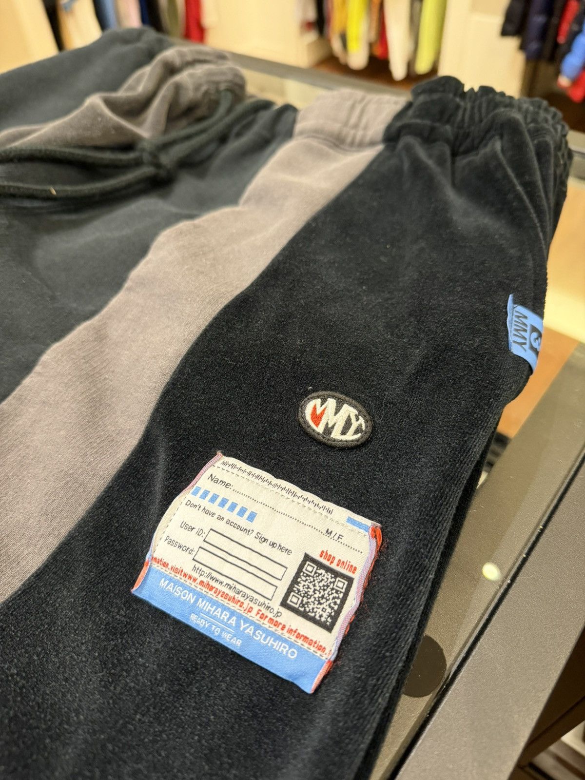 Maison MIHARA YASUHIRO Maison Mihara Yasuhiro Vertical Cut Switching Sweatpants Size US 34 / EU 50 - 3 Thumbnail