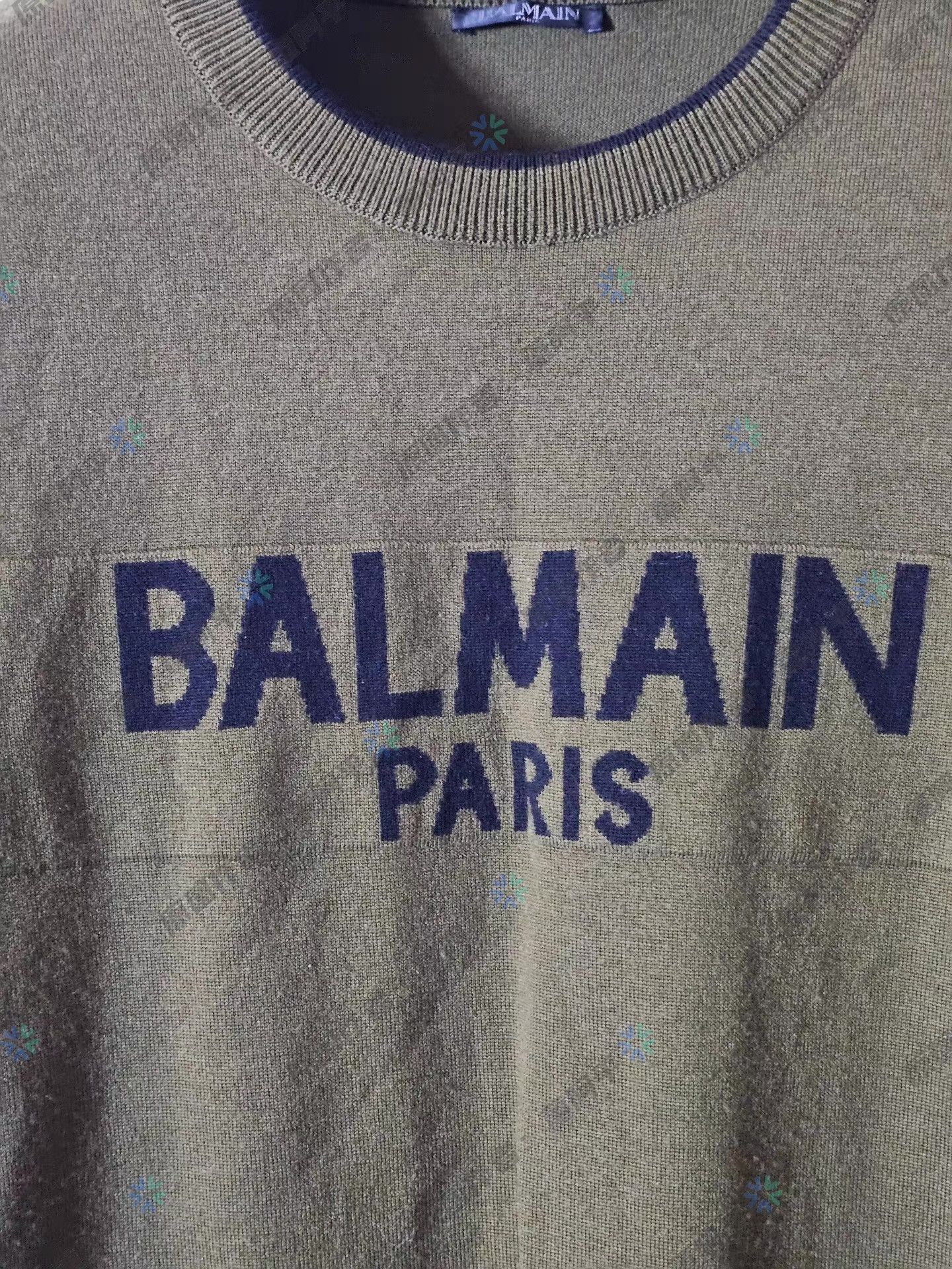 Balmain BALMAIN wool knit sweater Q4 Size US XL / EU 56 / 4 - 2 Thumbnail
