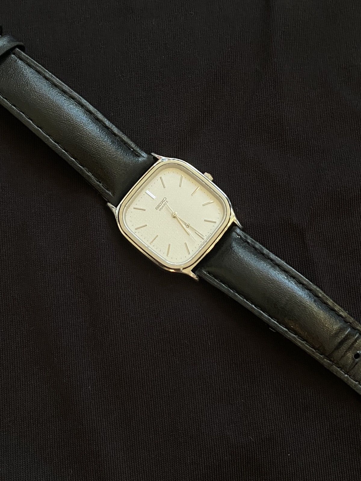 Seiko Vintage Seiko Chariot 80s White Dial Silver Tank 6431 5050 Size ONE SIZE - 8 Thumbnail