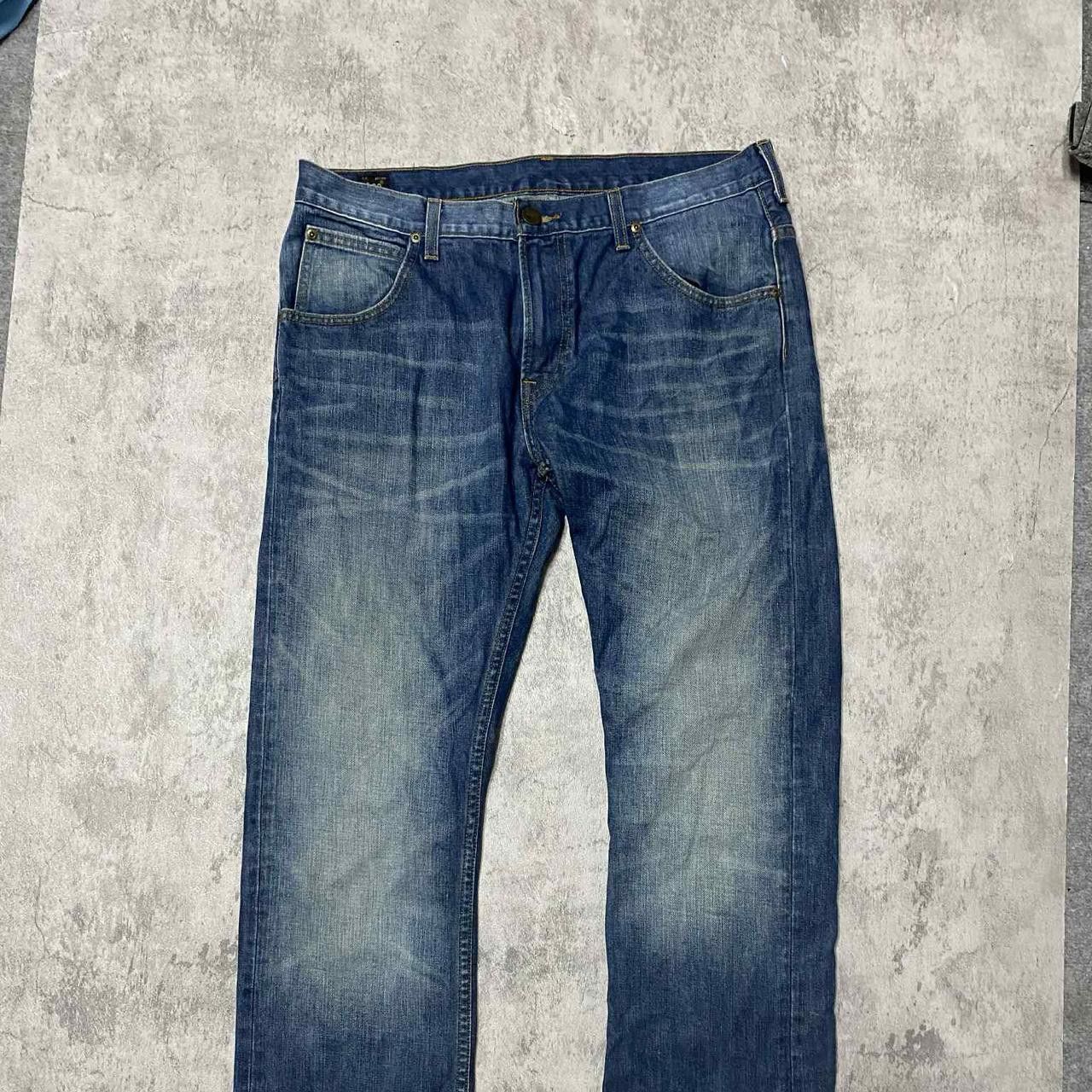 Lee Dark wash straight leg denim jeans #denim Size 34" / US 12 / IT 48 - 1 Thumbnail