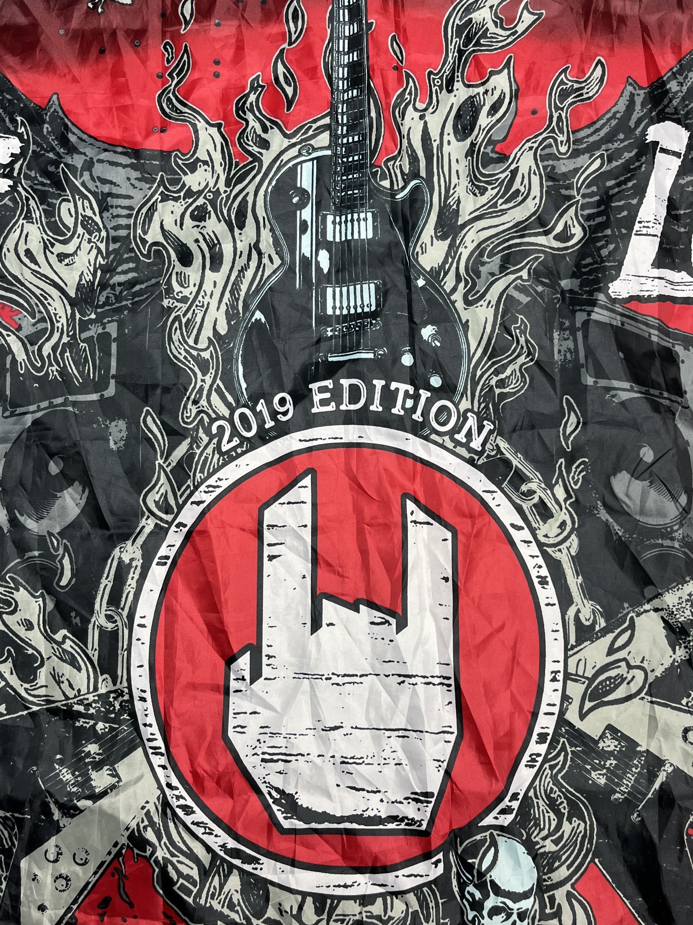 Vintage 2019 EMP LIVE LOUD ROCK BANNER - № 4509 Size ONE SIZE - 7 Thumbnail