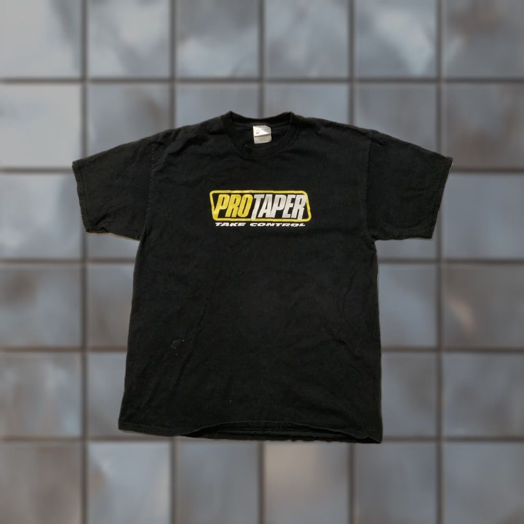 Port & Company VINTAGE ProTaper Take Control Handlebars Grips Motorcycle S/S T-Shirt Sz. L Mens Black 44 Chest 28 Length Size US L / EU 52-54 / 3 - 1 Thumbnail