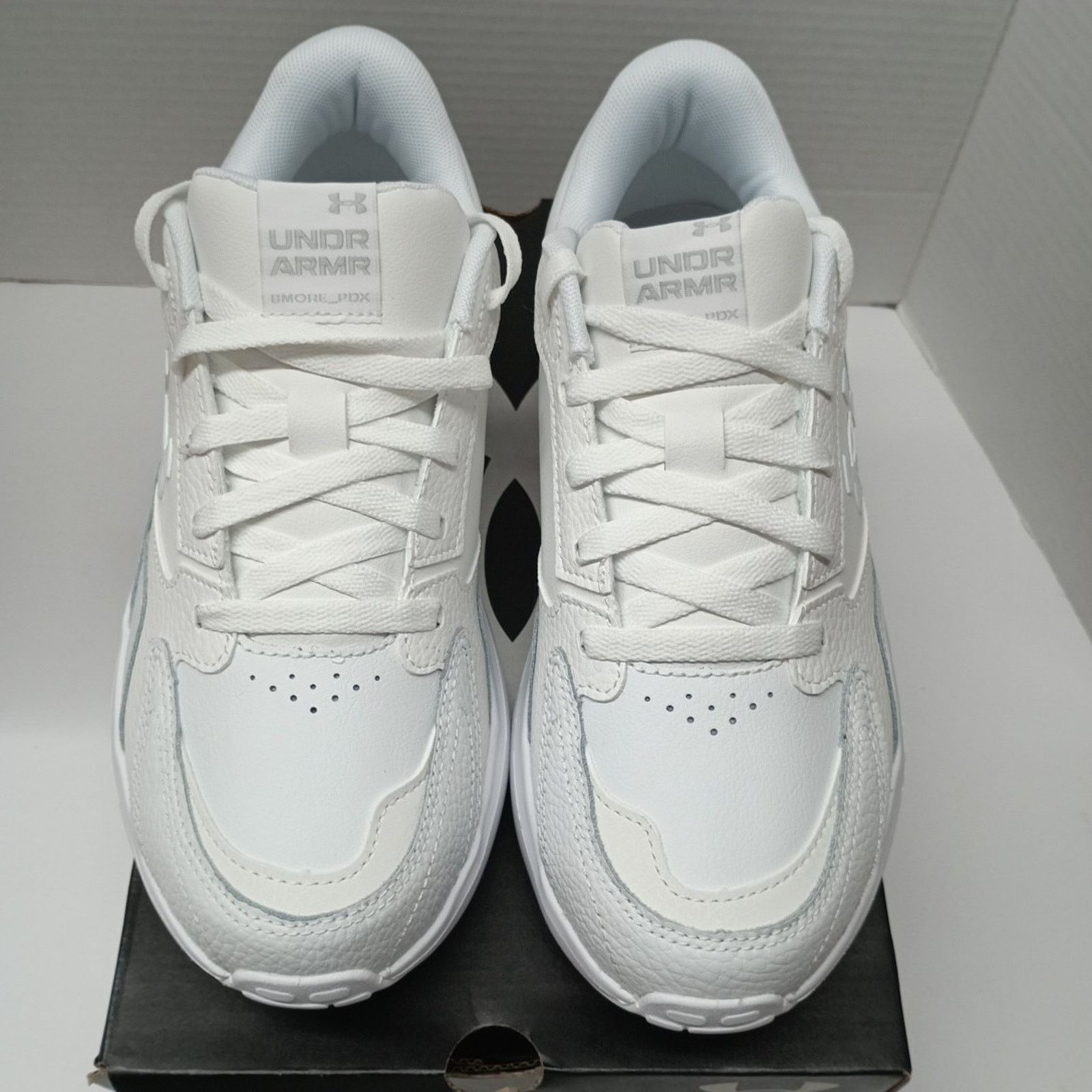 Under Armour Under Armour UA Edge Leather Women's Size 10 White Leather Size US 10 / IT 40 - 3 Thumbnail