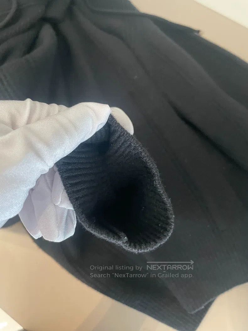 Hermes Hermes Black Wool Knit Hooded Sweatshirt Size XXS / US 00 / IT 34 - 9 Thumbnail