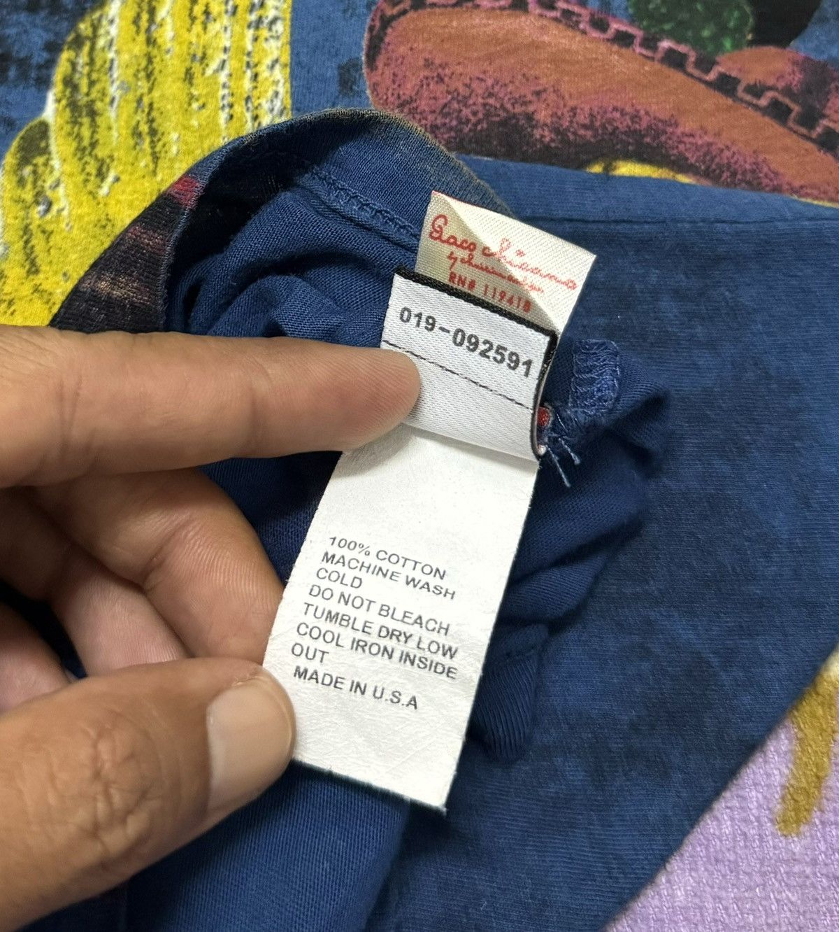 Christian Audigier × Designer CHRISTIAN AUDIGIER "Gaco Chicano" Usa Rare Design Shirt Size M / US 6-8 / IT 42-44 - 15 Thumbnail