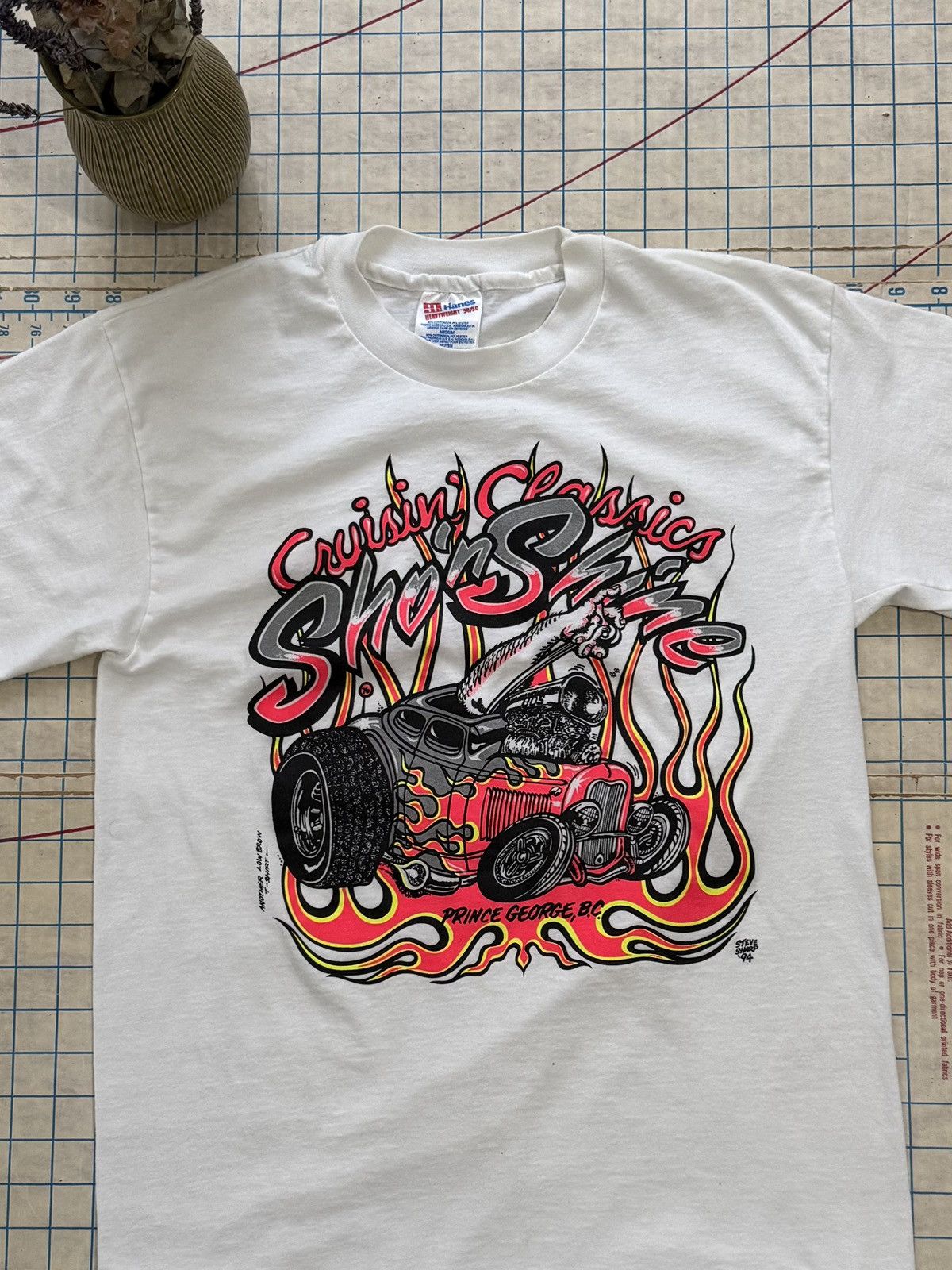 Vintage Vintage Hot Rod Graphic Racing Tee Sho’n Shine Mens Medium Size US M / EU 48-50 / 2 - 3 Thumbnail