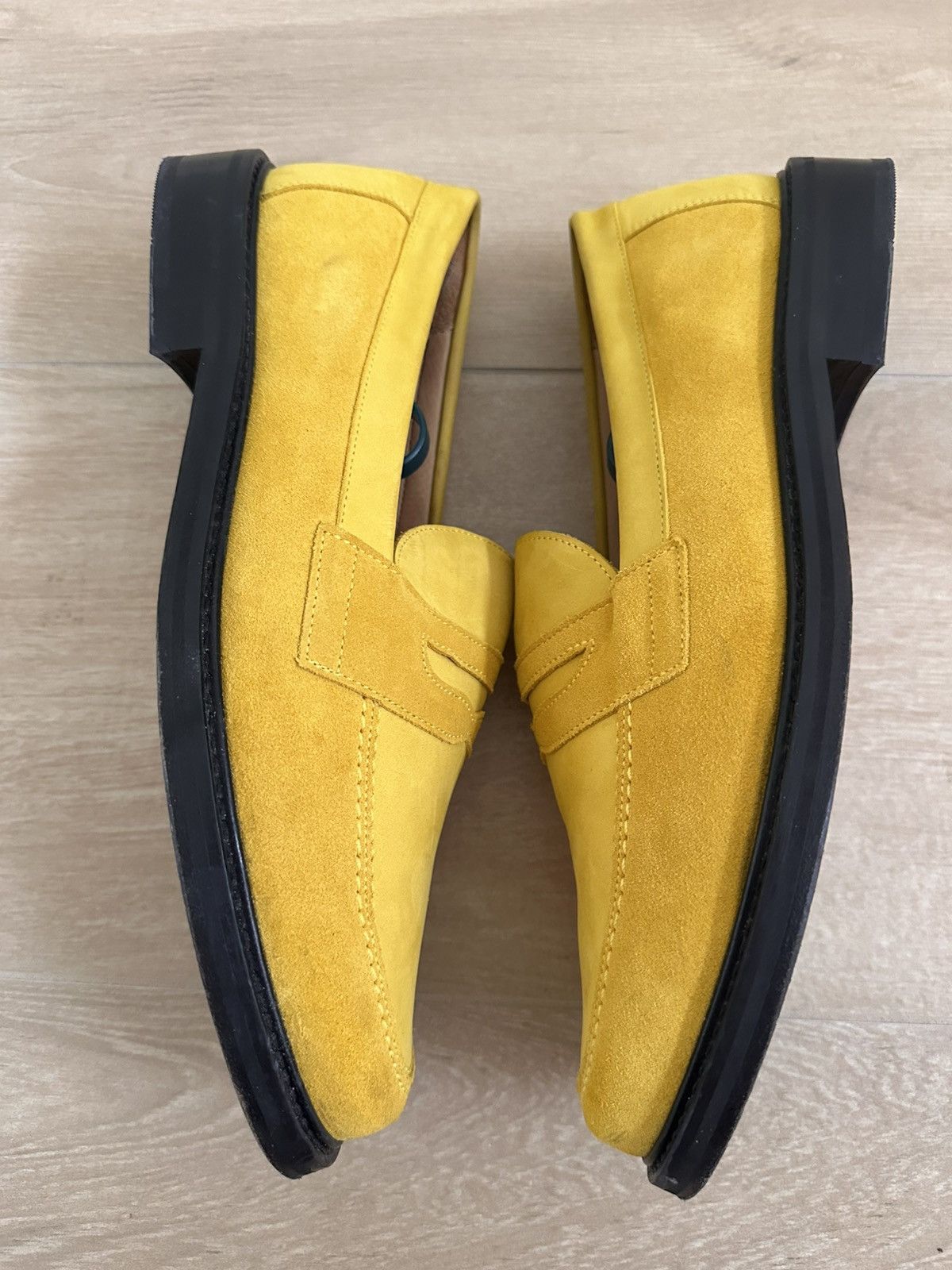 Aime Leon Dore Yellow Aime Leon Dore Penny Loafers Size US 10.5 / EU 43-44 - 2 Thumbnail