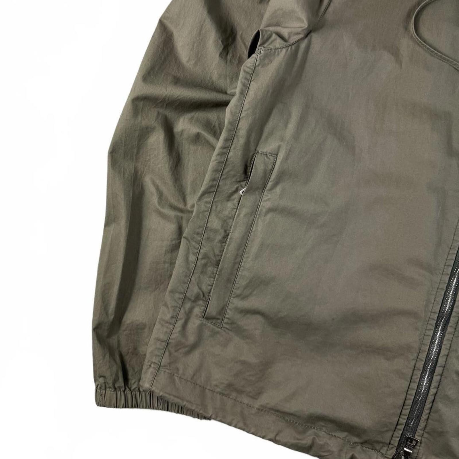 Prada Prada Sport Leather Tab Zip Up Packable Jacket Beige Medium Size US M / EU 48-50 / 2 - 4 Thumbnail