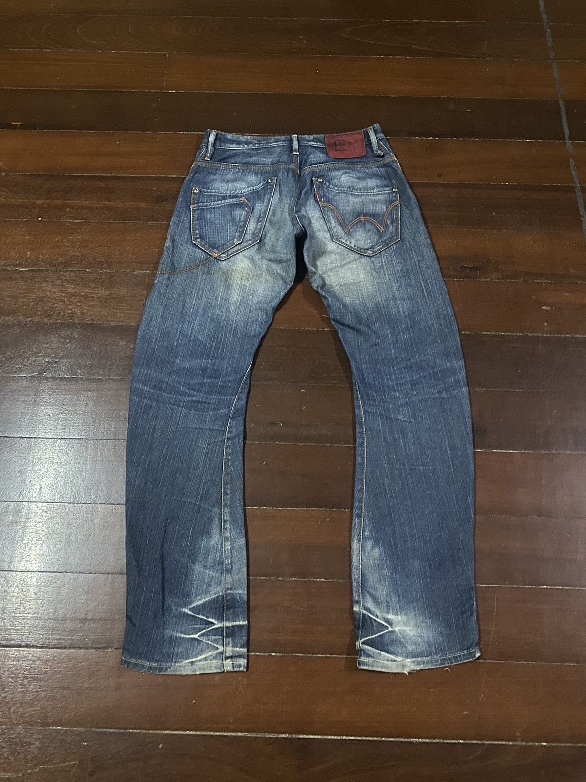 Edwin × Japanese Brand FIRE 🔥 EDWIN E-FUNCTION CURVE FLARE JEANS Size US 32 / EU 48 - 12 Thumbnail