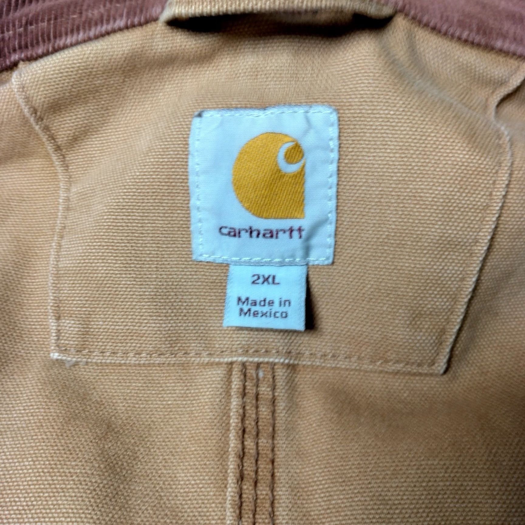 Carhartt VINTAGE Carhartt Chore Jacket WVU Mountaineers 2XL Brown Duck Canvas 101322 211 Work Size US XXL / EU 58 / 5 - 5 Thumbnail