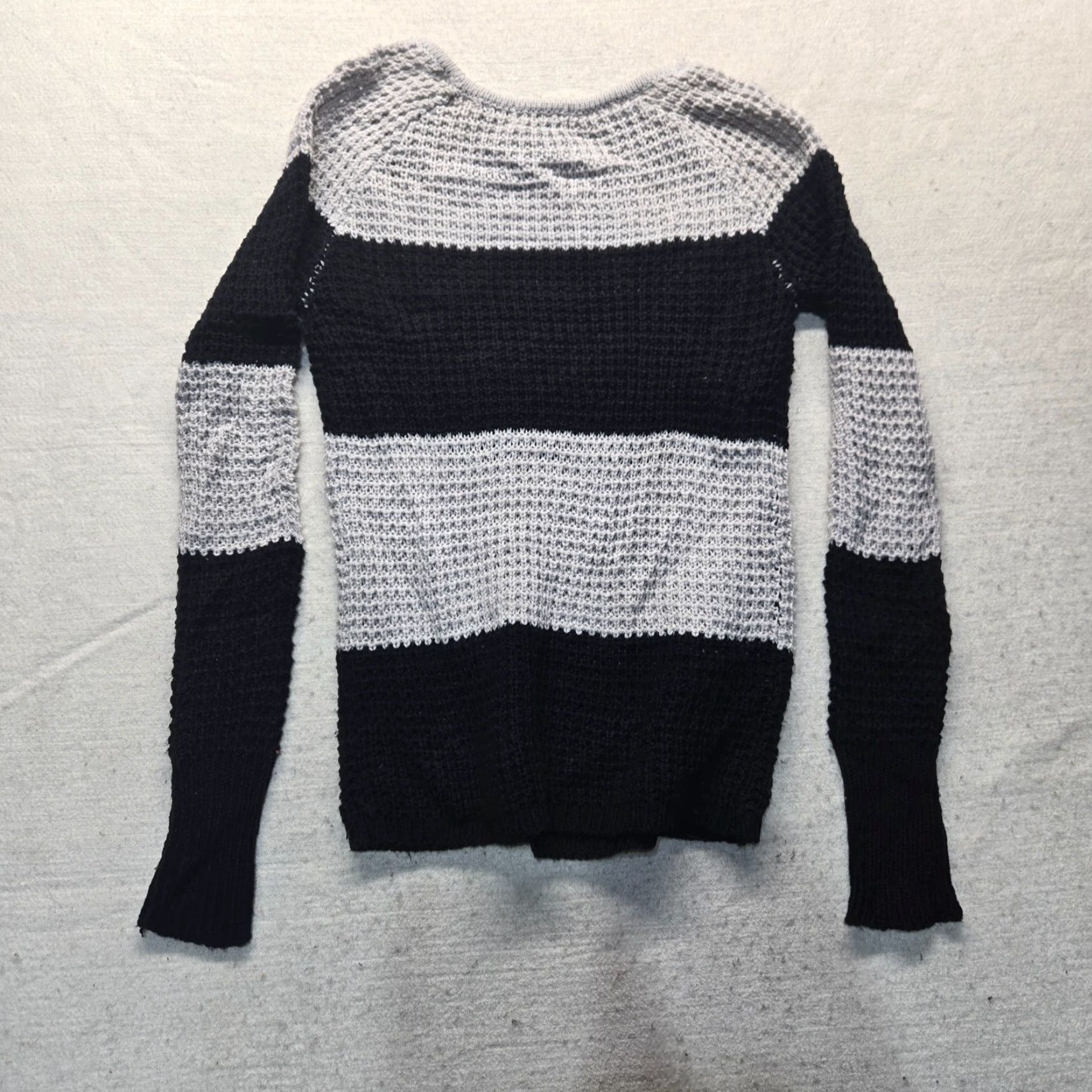 Vintage Love By Chesley Women's Sweater Long Sleeve Pullover Knit Gray M Regular Lightweight Stretch Fall Spring Summer Winter Size M / US 6-8 / IT 42-44 - 7 Thumbnail