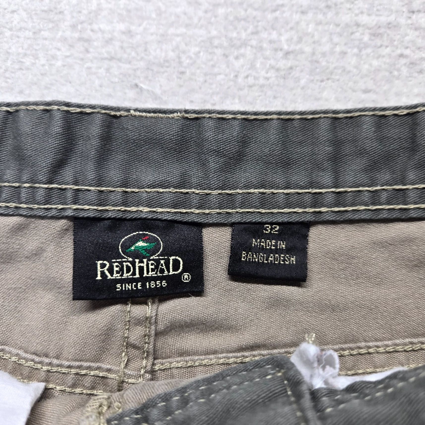 Vintage RedHead Cargo Shorts Beige Cotton Blend Adult Men's Size 32 Casual Outdoor Size US 32 / EU 48 - 3 Thumbnail