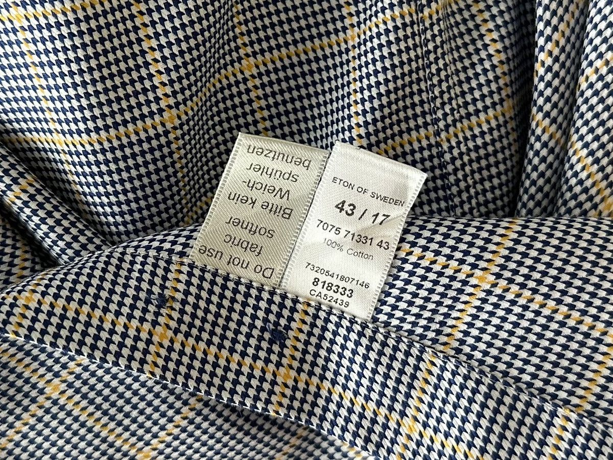 Eton × Flannel Eton Contemporary Men's Shirt Long Sleeve Men's Size 43 - 17 Size US L / EU 52-54 / 3 - 5 Thumbnail