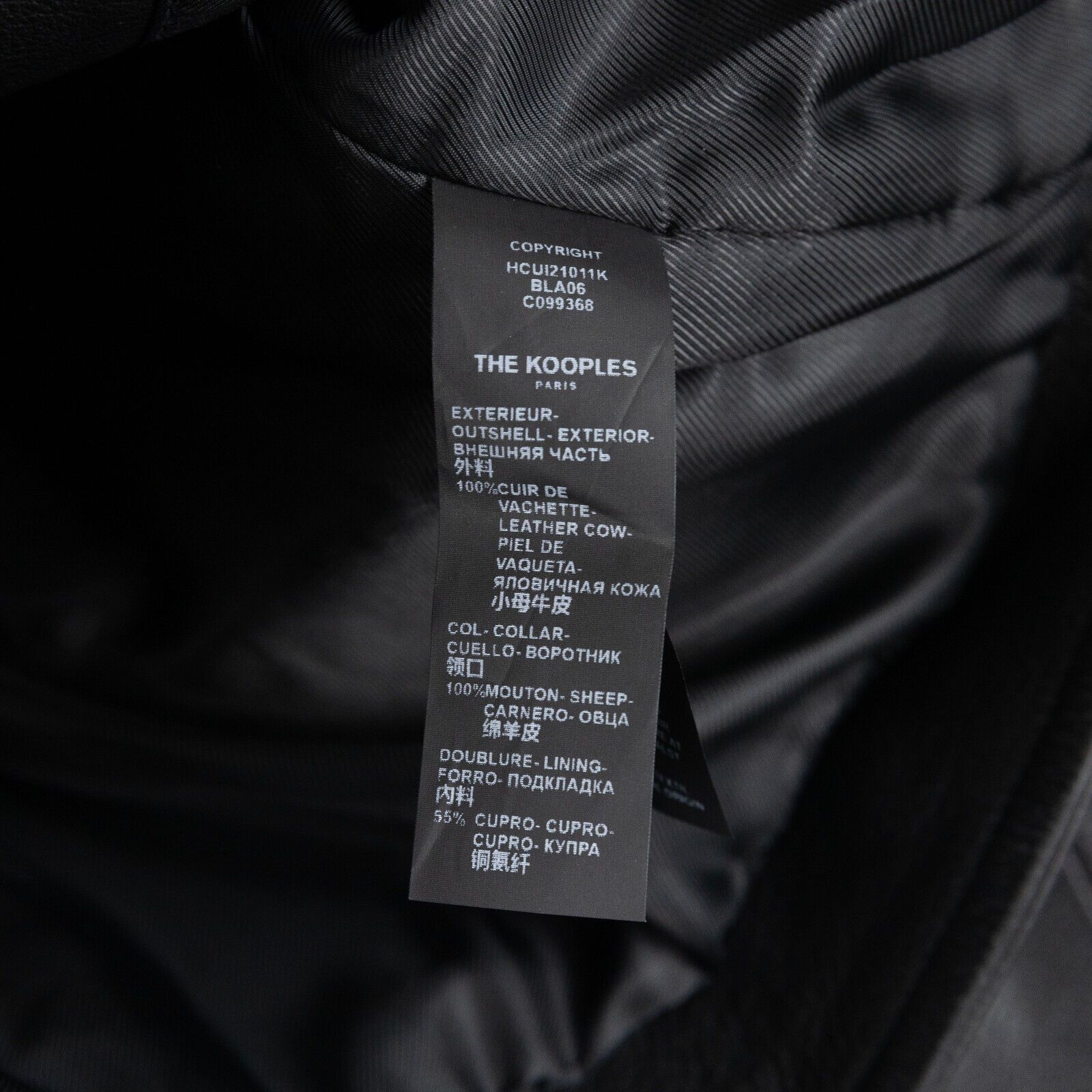 The Kooples The Kooples Men Leather Fur Collar Jacket Black Size L Size US L / EU 52-54 / 3 - 5 Thumbnail