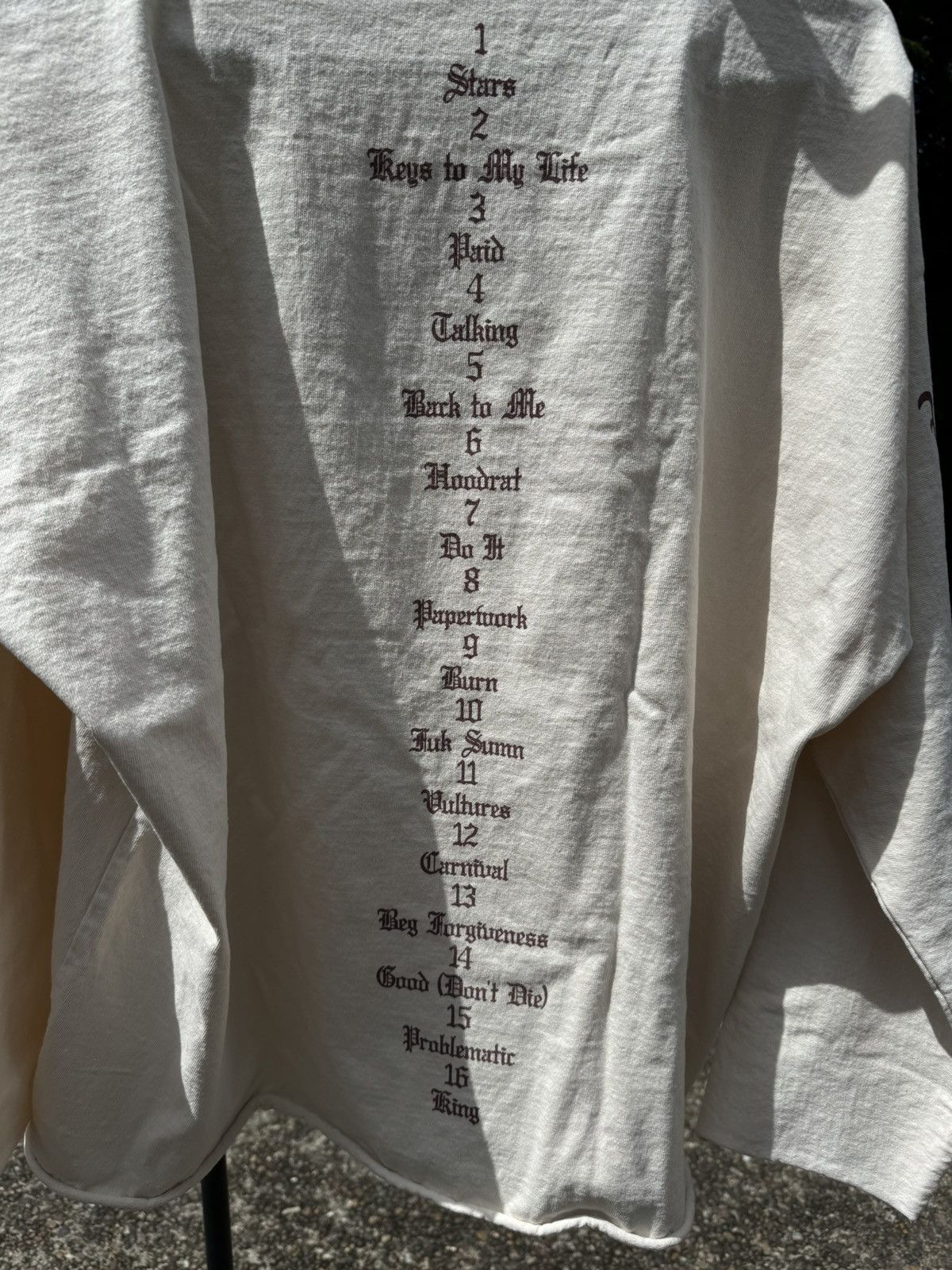 Band Tees Kanye West Yeezy Vultures Long Sleeve Size US L / EU 52-54 / 3 - 7 Thumbnail