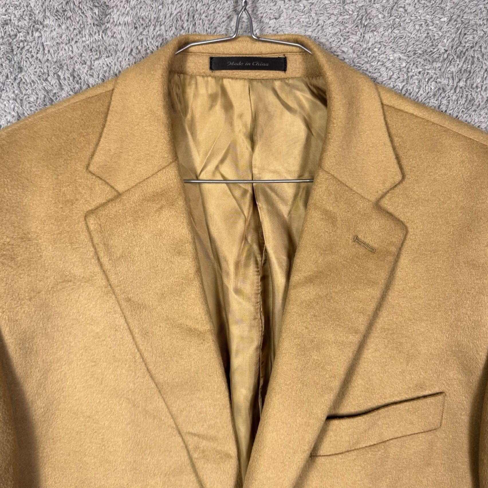 Ralph Lauren Ralph Lauren Blazer Mens 42L Sport Coat Jacket Wool Silk Cashmere Soft Brown Notch 2-Button 4-Button Single-Vented Size 42R - 4 Thumbnail
