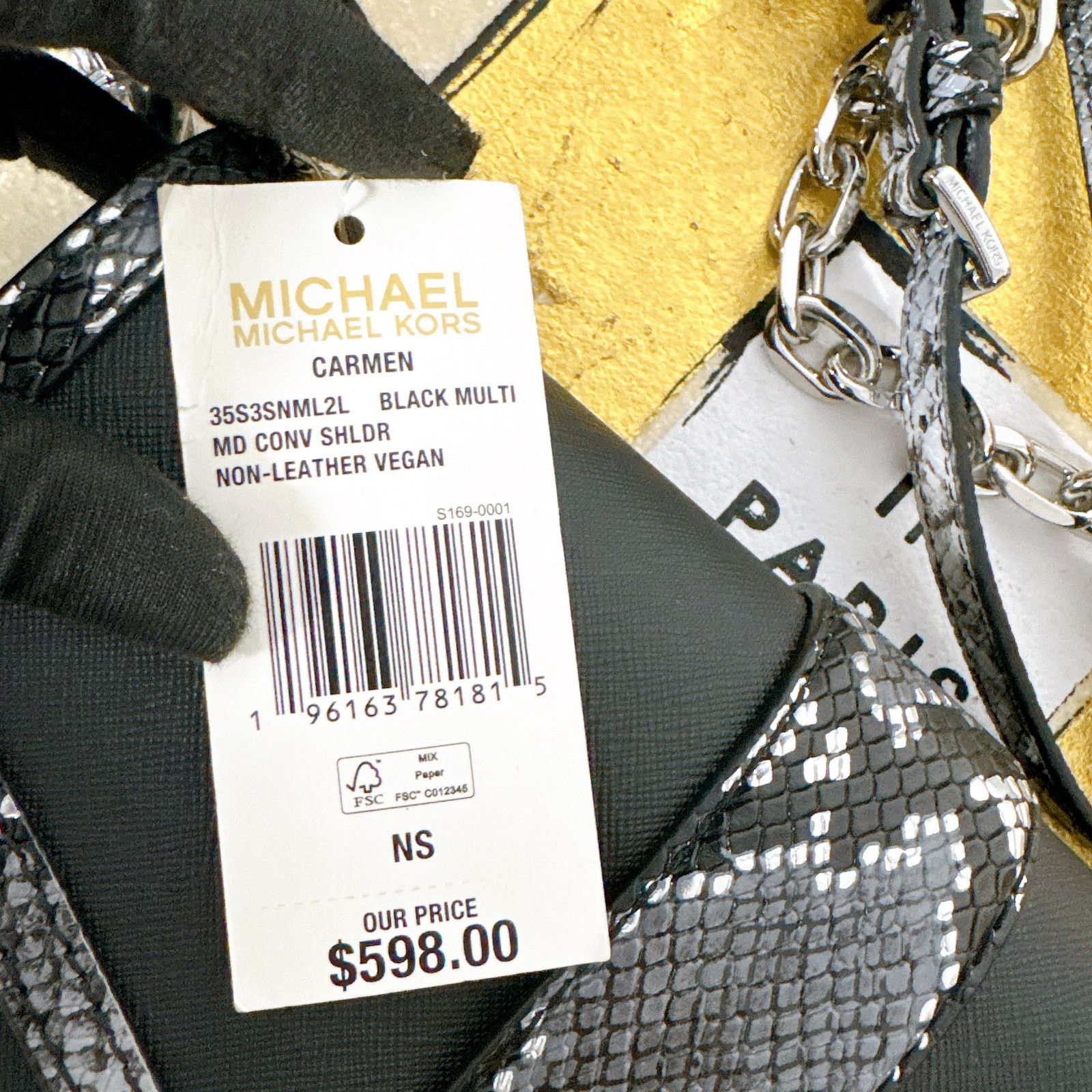 Michael Kors MICHAEL KORS 35S3SNML2L CARMEN MEDIUM FLAP SHOULDER Size ONE SIZE - 7 Thumbnail