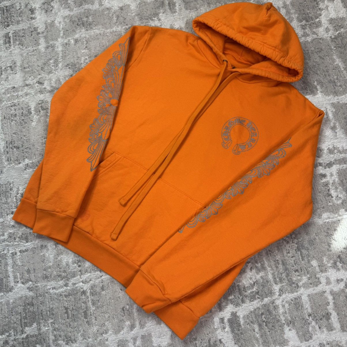 Chrome Hearts Miami Floral horseshoe pullover hoodie Size US M / EU 48-50 / 2 - 9 Thumbnail