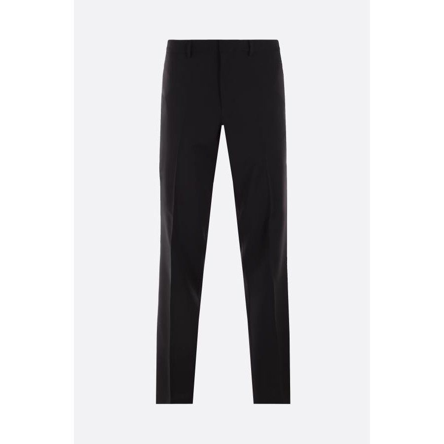 Prada PRADA Black Wool Mohair Pants New & Authentic (Men's size:US Size US 34 / EU 50 - 1 Thumbnail