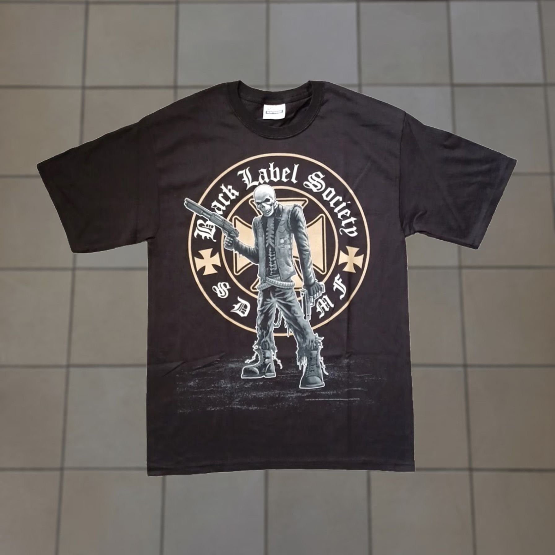 Hanes Hanes Black Label Society Mens T-Shirt M Black Heavy Metal Band Skull Graphic Tee 2007 Shirt Mens M Black Size US M / EU 48-50 / 2 - 1 Thumbnail