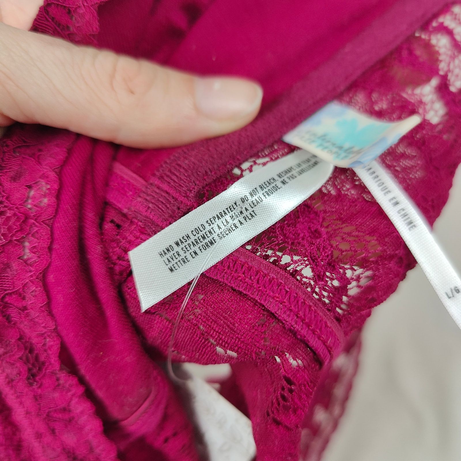 Free People Free People Bring Me Another Bandeau Bra Womens Large Pink Size ONE SIZE - 5 Thumbnail