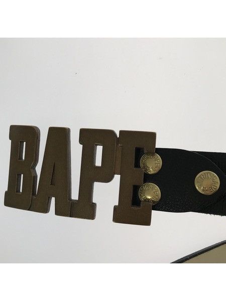 小物 2000s Bape logo buckle belt 小物 2000s Bape logo buckle belt 小物 2000s Bape logo buckle belt