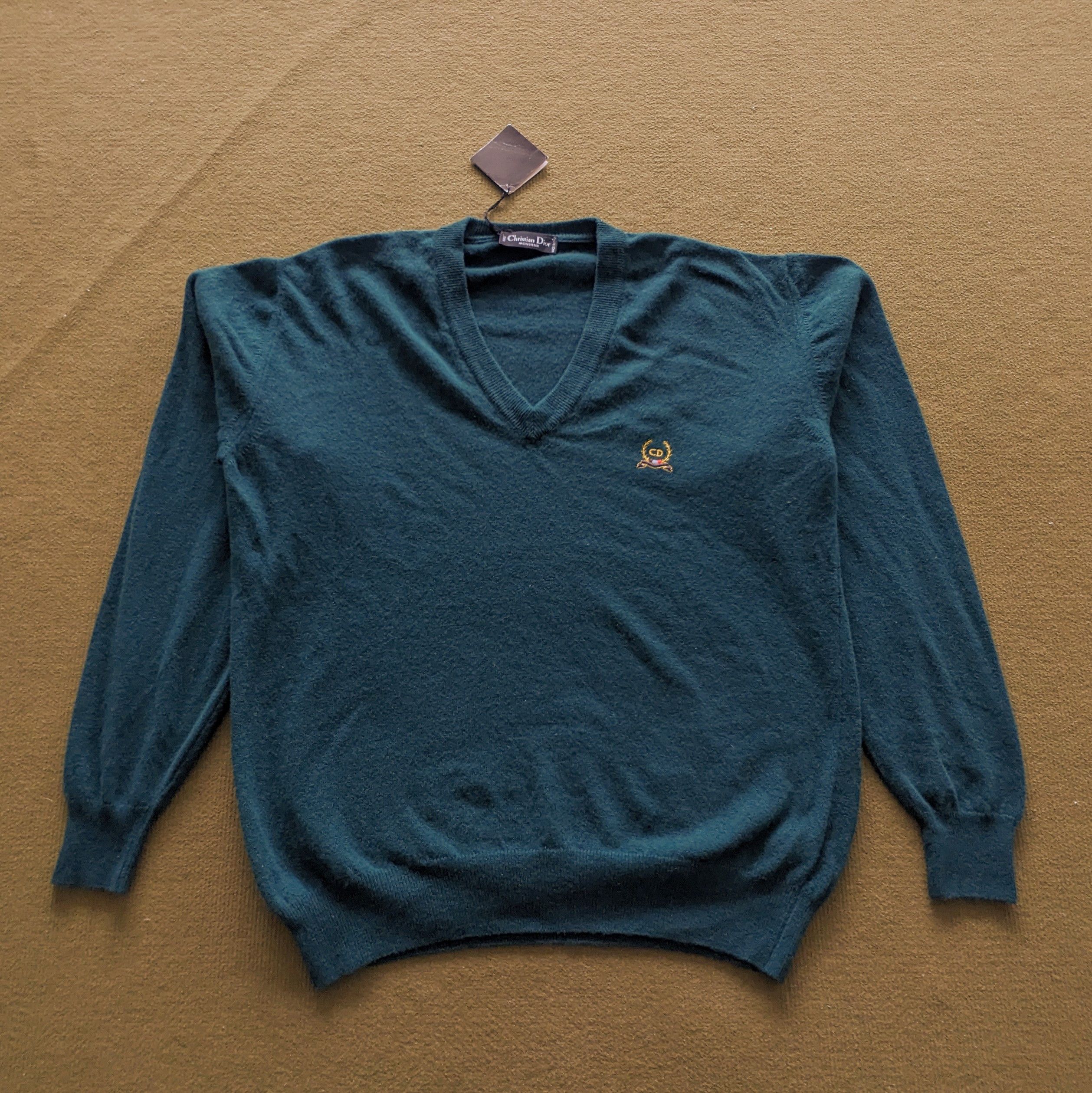Christian Dior Monsieur Vintage Christian Dior Monsieur Luxury Brand Sweatshirt Size US L / EU 52-54 / 3 - 1 Thumbnail