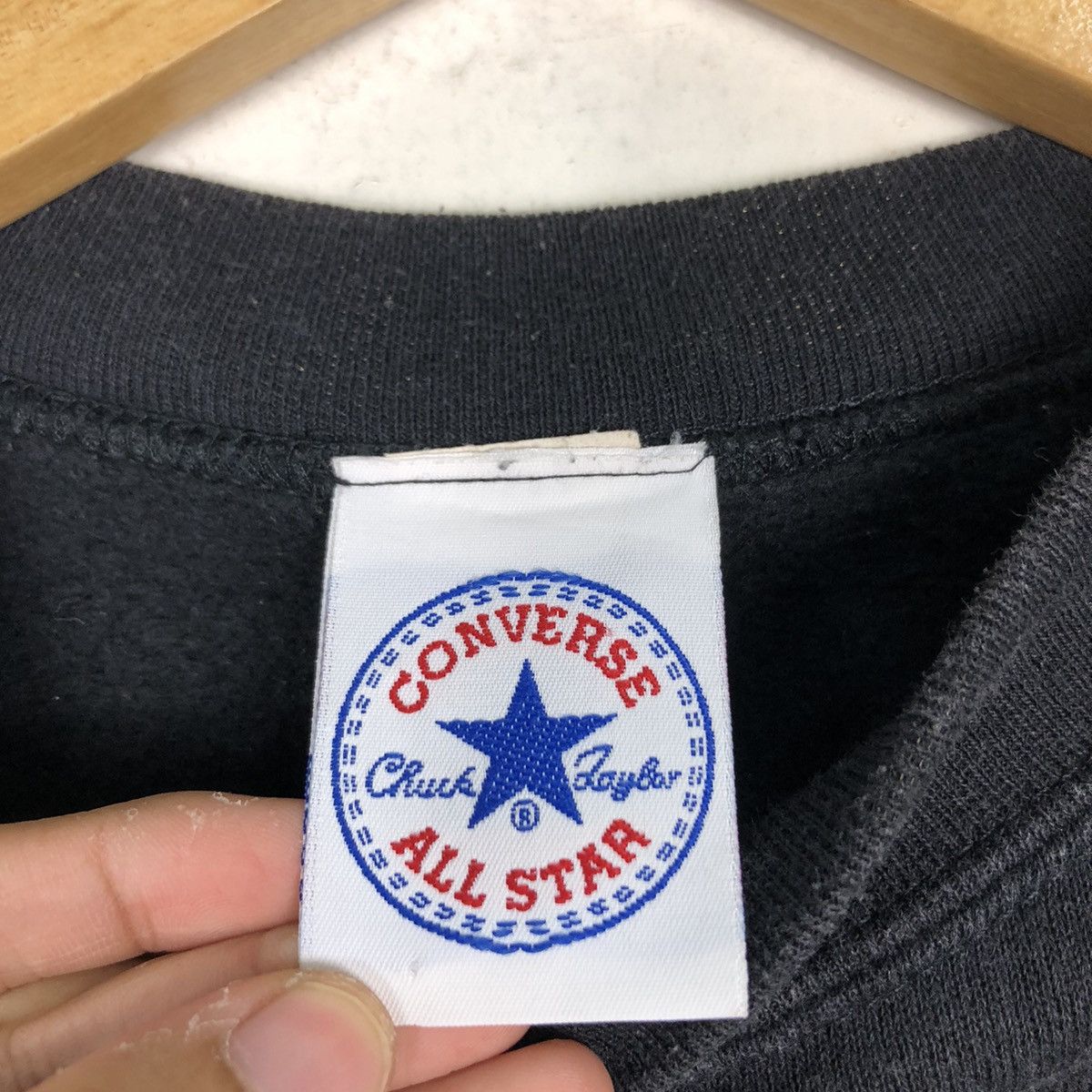 Converse × Vintage Vintage Converse Big Logo 90s Sweatshirt Medium Size Size US M / EU 48-50 / 2 - 11 Thumbnail